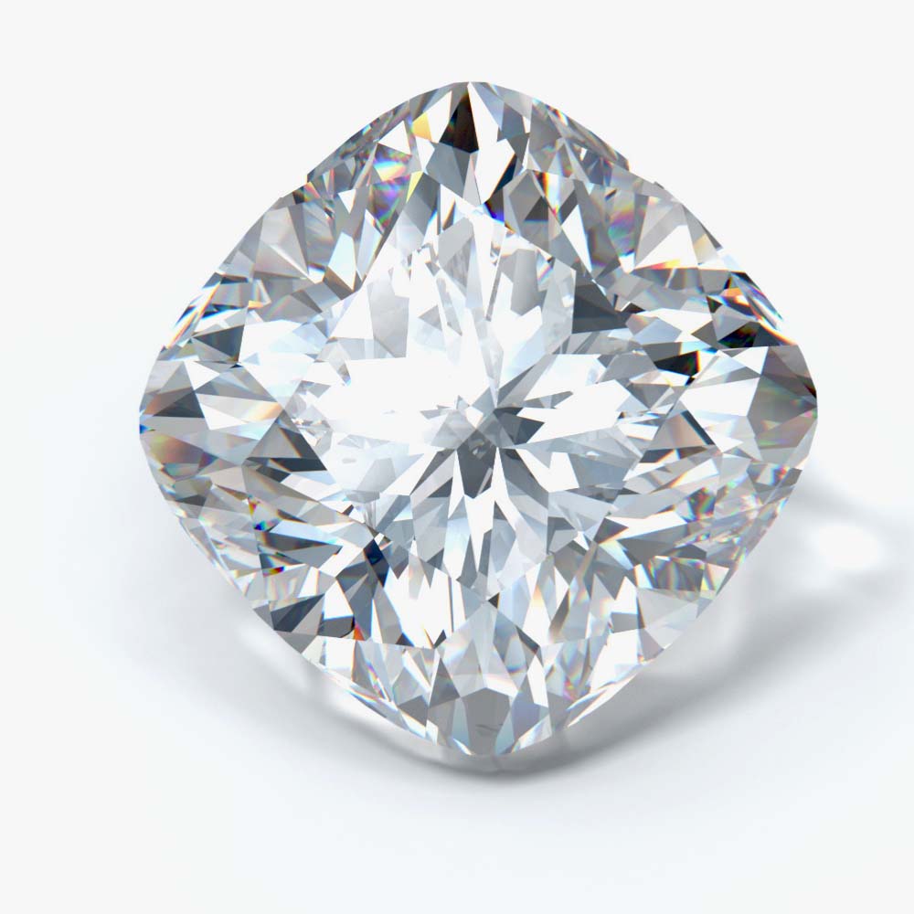 MD Fixed Cushion Cut Center Stone 6.0ct - Lab Grown Diamond - E-VS1