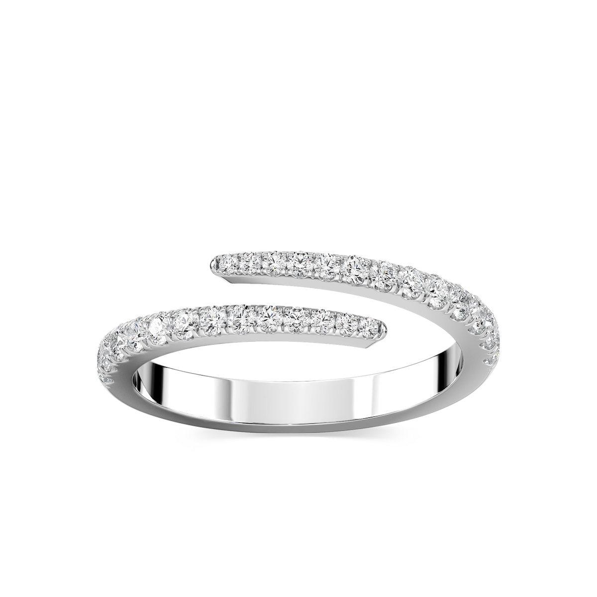Diamond 2.35mm Pavé Wrap Ring