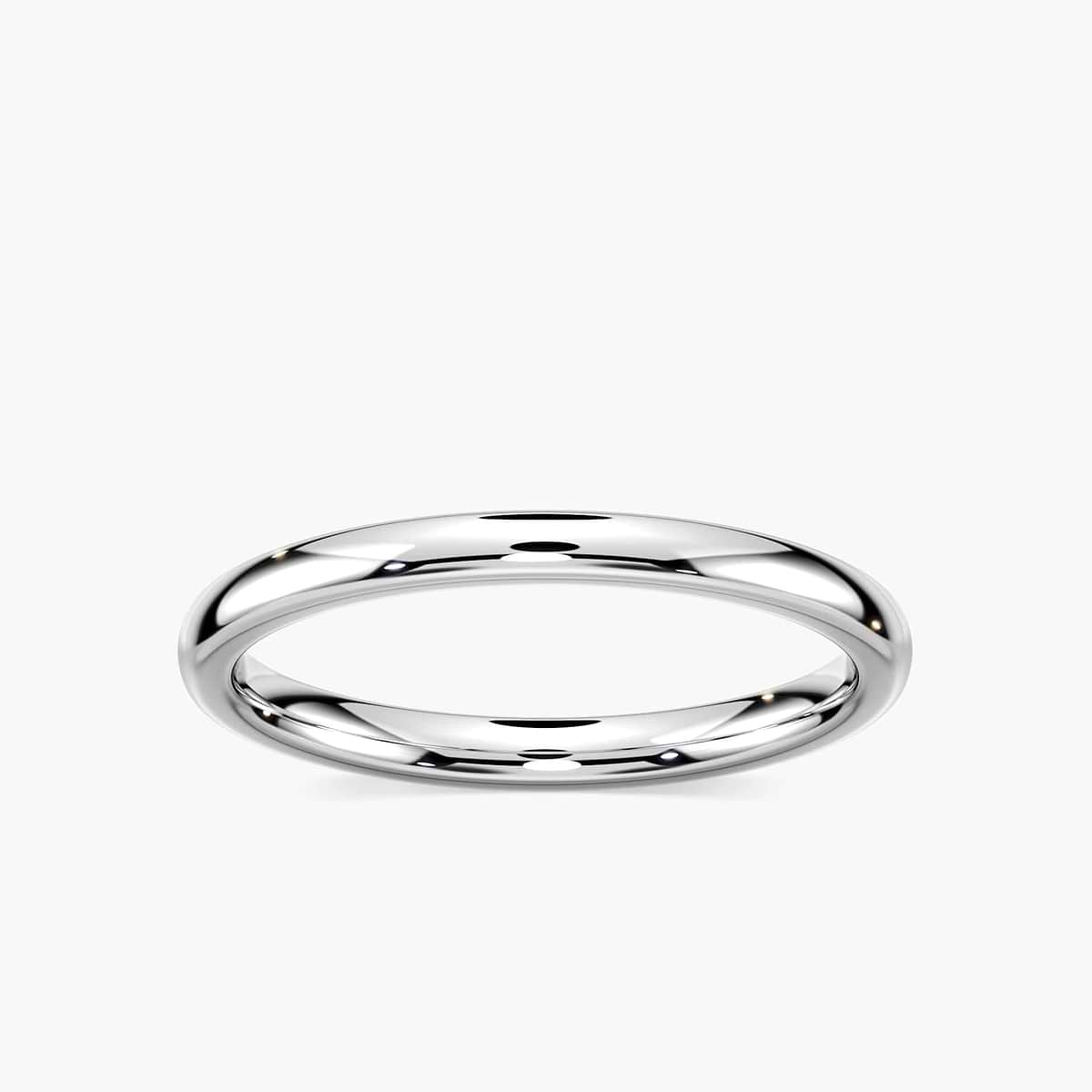 Dior 2.20mm Dome Plain Metal Band