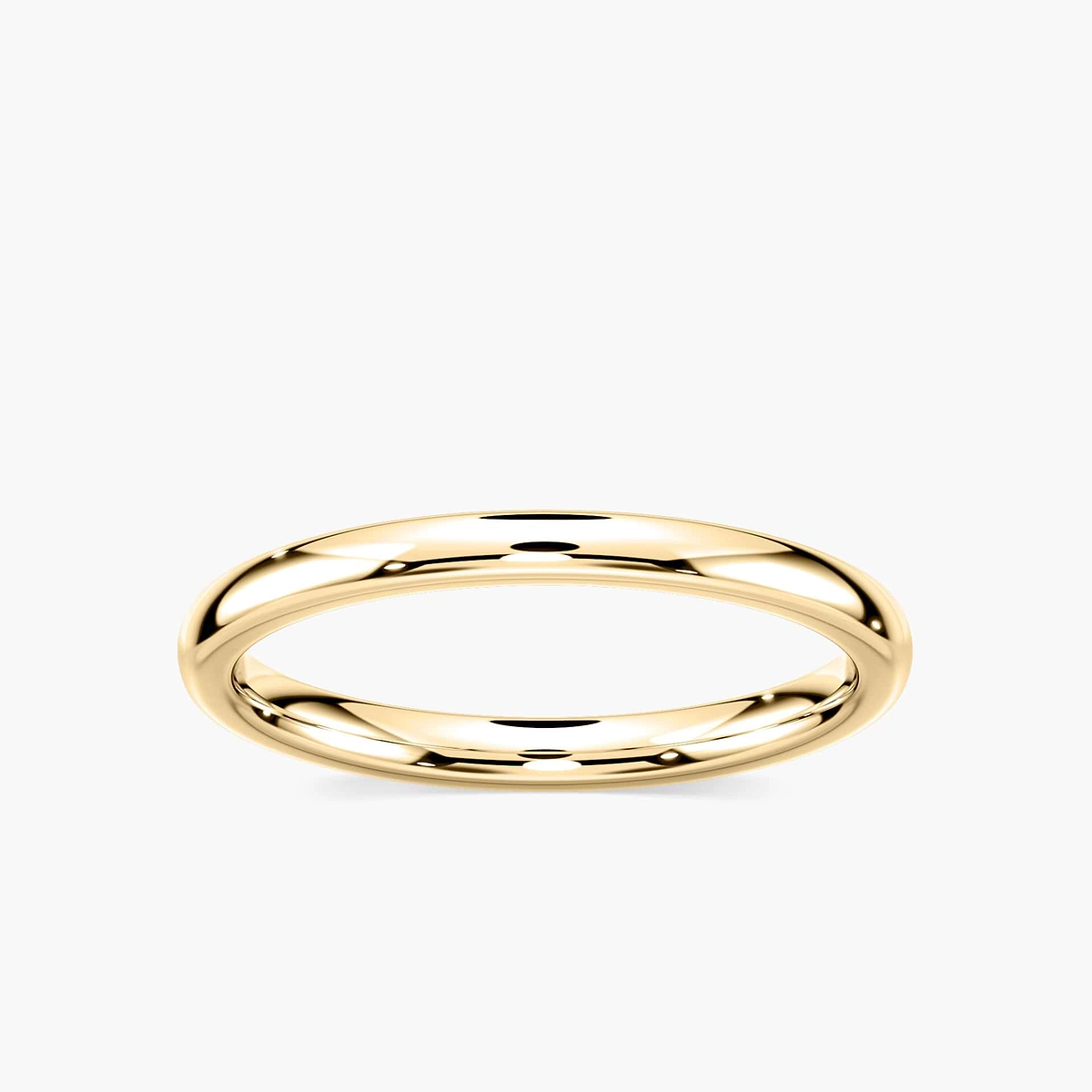 Dior 2.20mm Dome Plain Metal Band