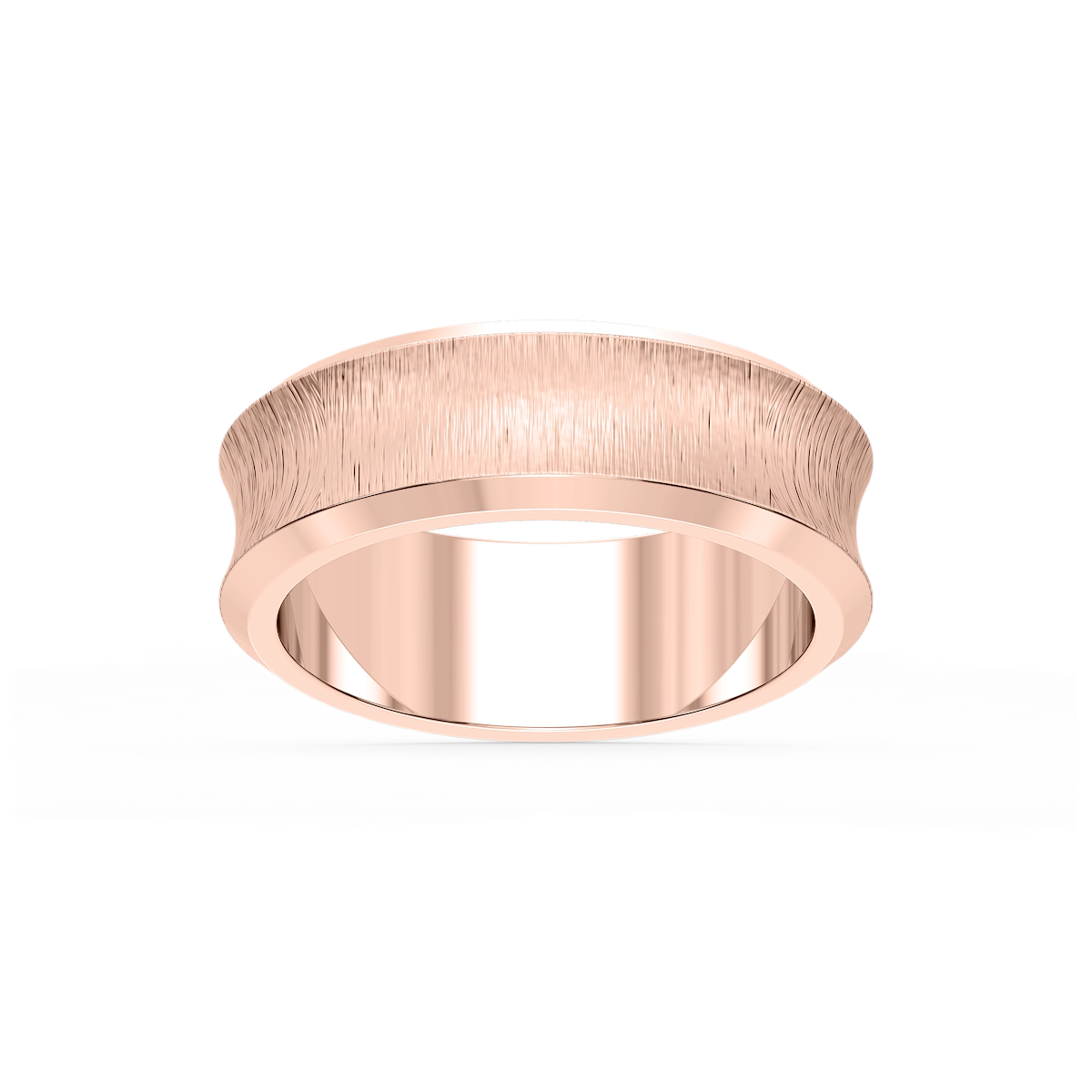 Dune 6.00mm Concave Bevel Plain Metal Band