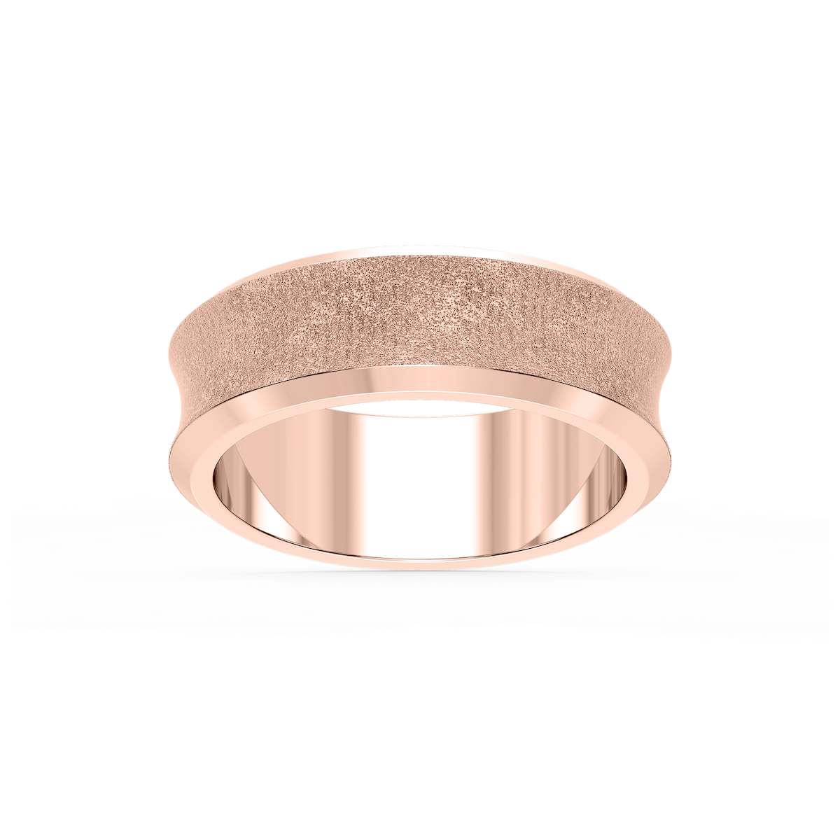 Dune 6.00mm Concave Bevel Plain Metal Band