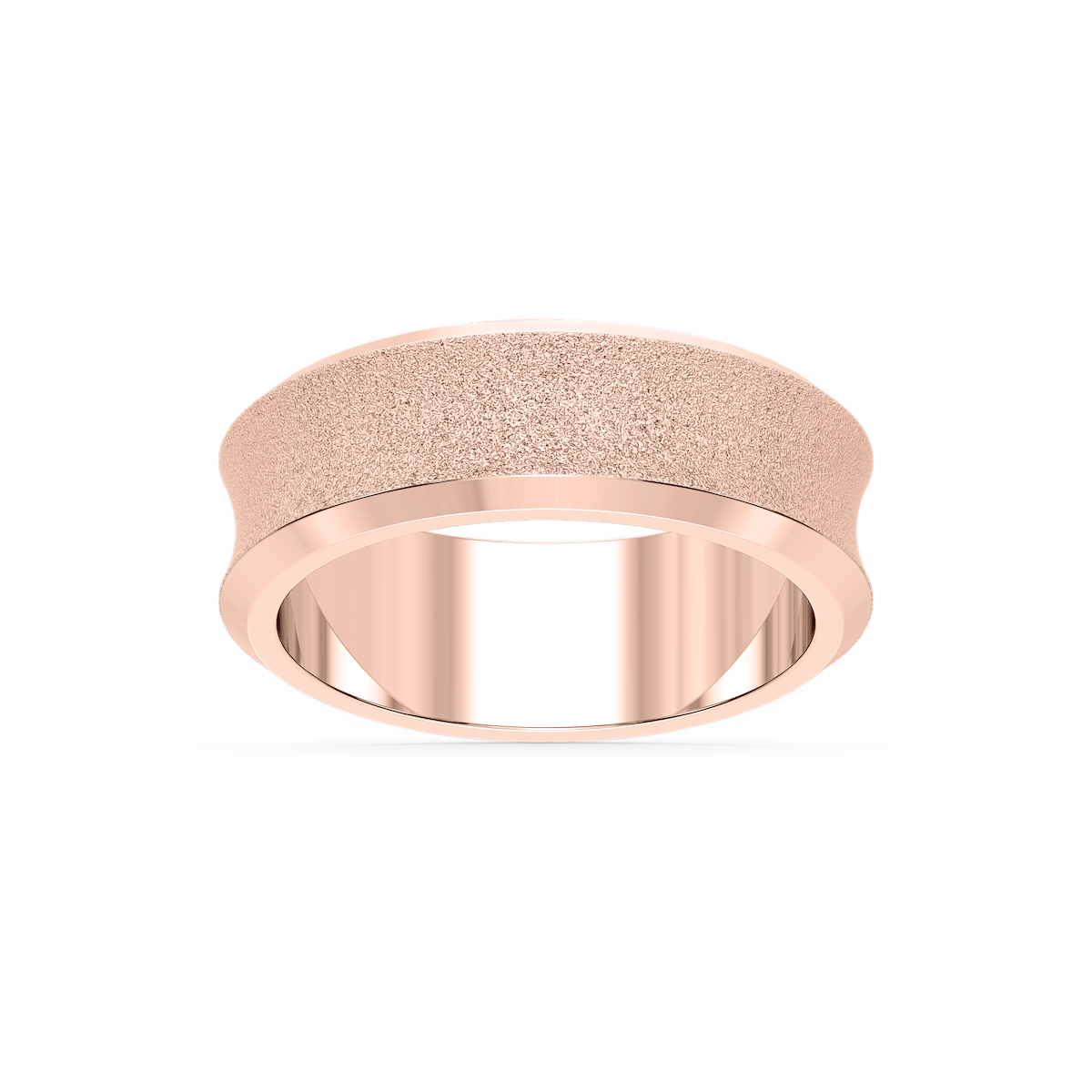 Dune 6.00mm Concave Bevel Plain Metal Band