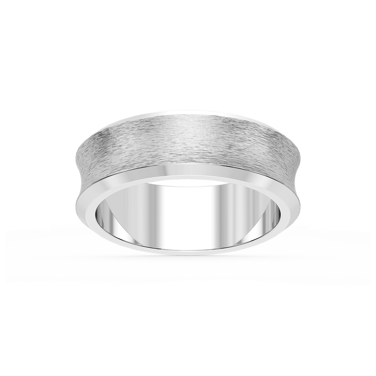 Dune 6.00mm Concave Bevel Plain Metal Band