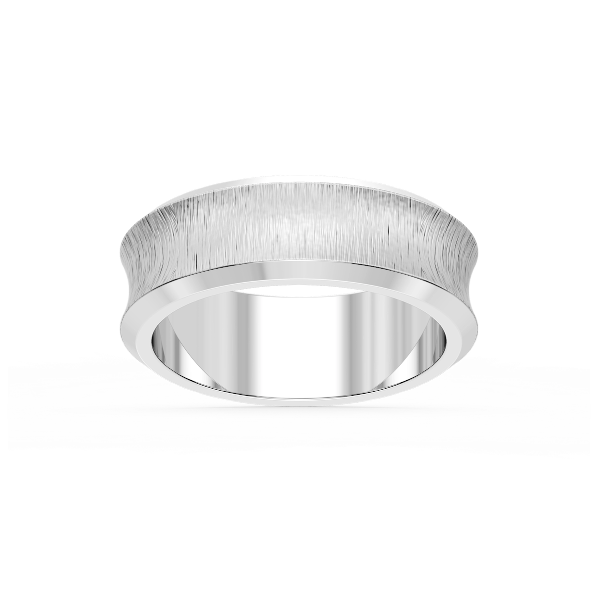 Dune 6.00mm Concave Bevel Plain Metal Band