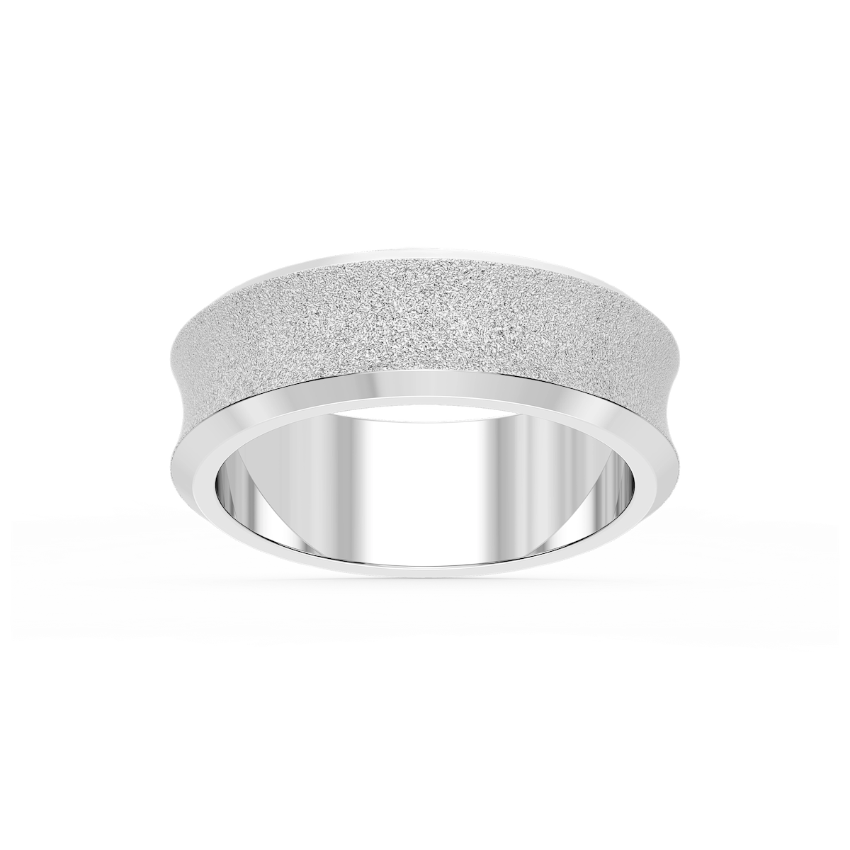 Dune 6.00mm Concave Bevel Plain Metal Band