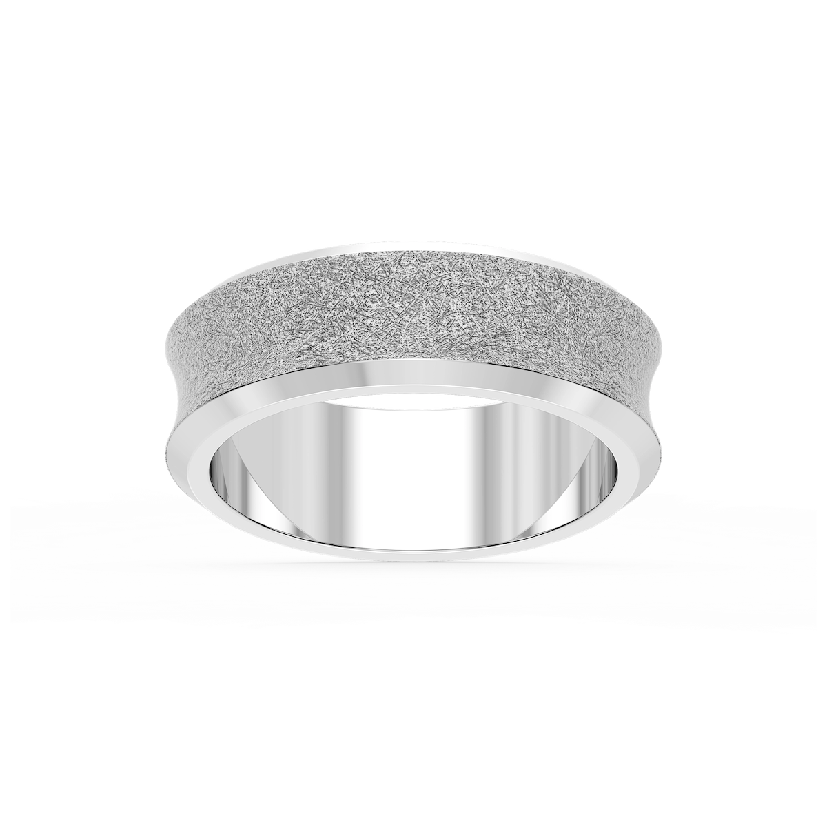 Dune 6.00mm Concave Bevel Plain Metal Band