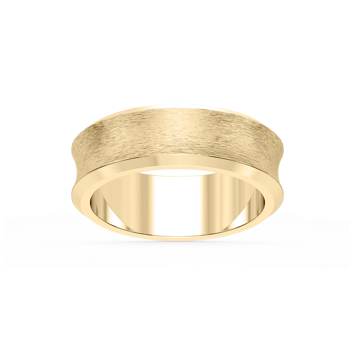 Dune 6.00mm Concave Bevel Plain Metal Band