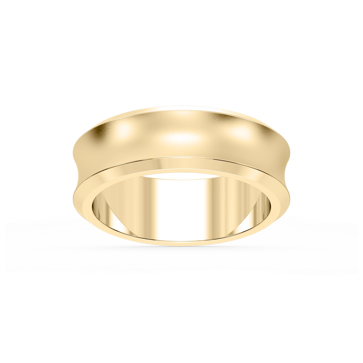 Dune 6.00mm Concave Bevel Plain Metal Band