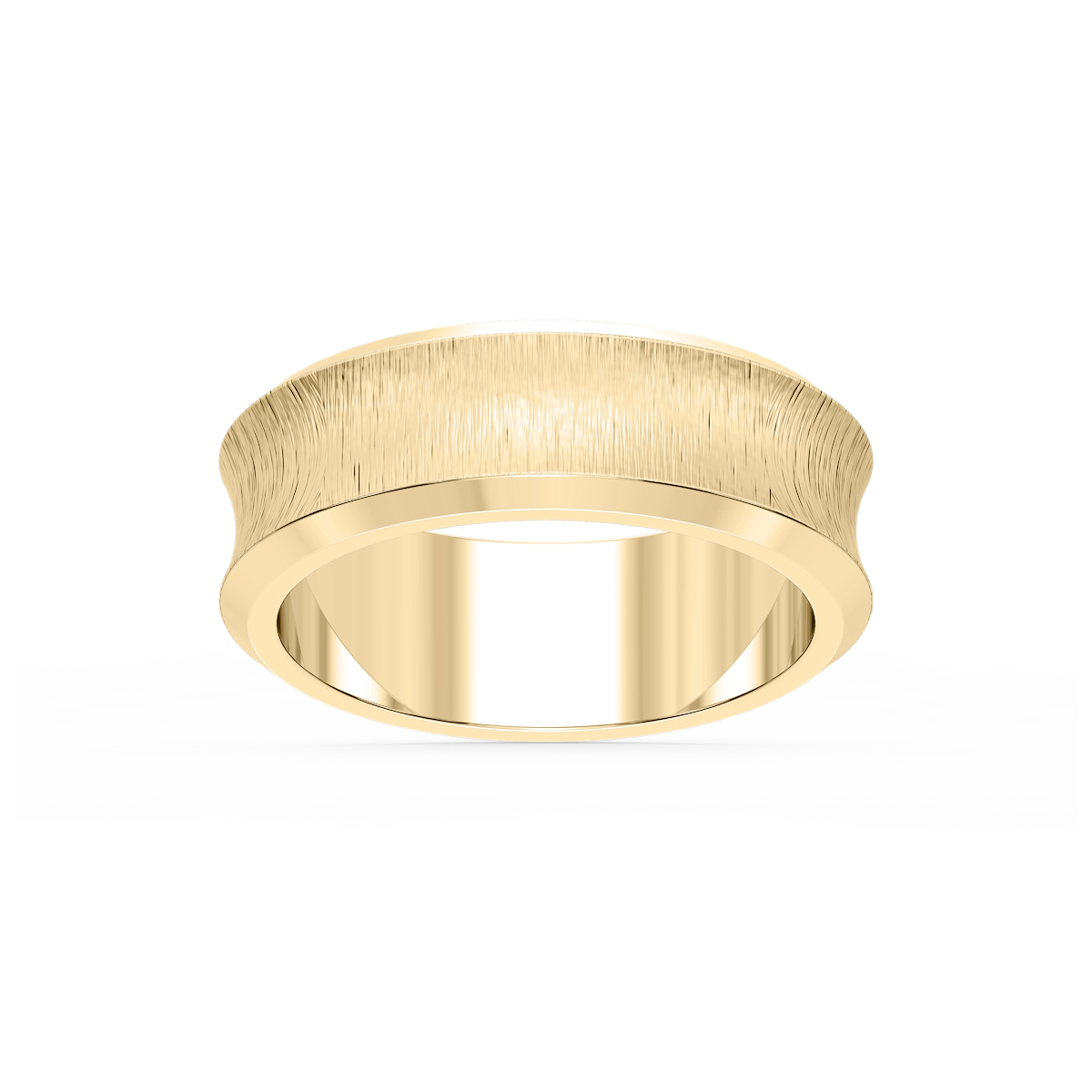 Dune 6.00mm Concave Bevel Plain Metal Band