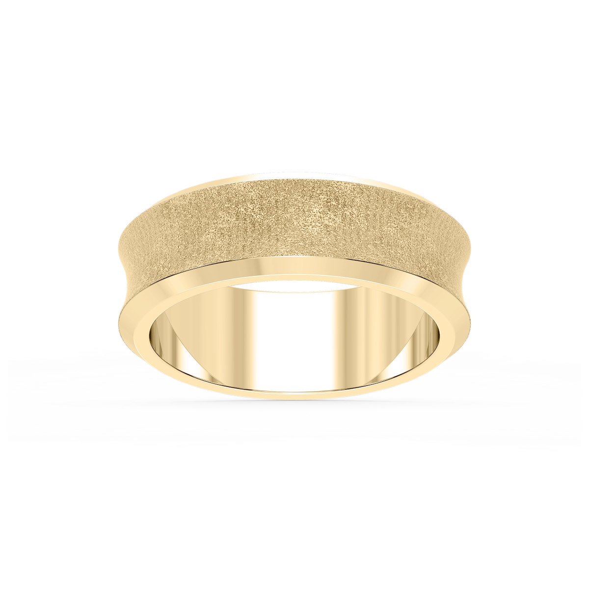 Dune 6.00mm Concave Bevel Plain Metal Band