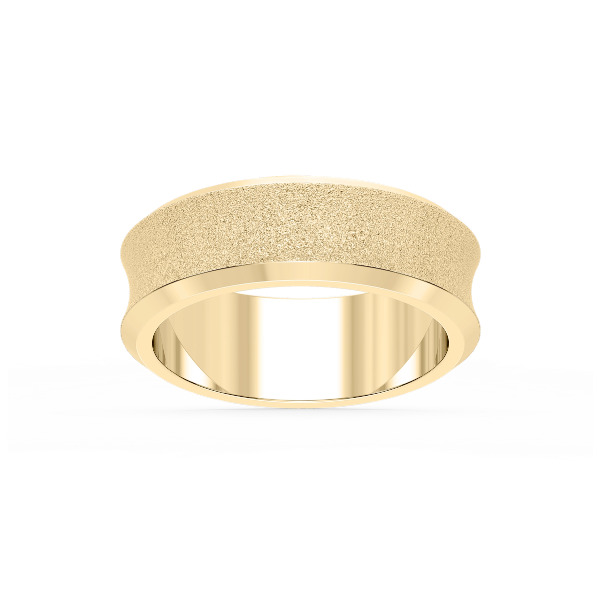 Dune 6.00mm Concave Bevel Plain Metal Band