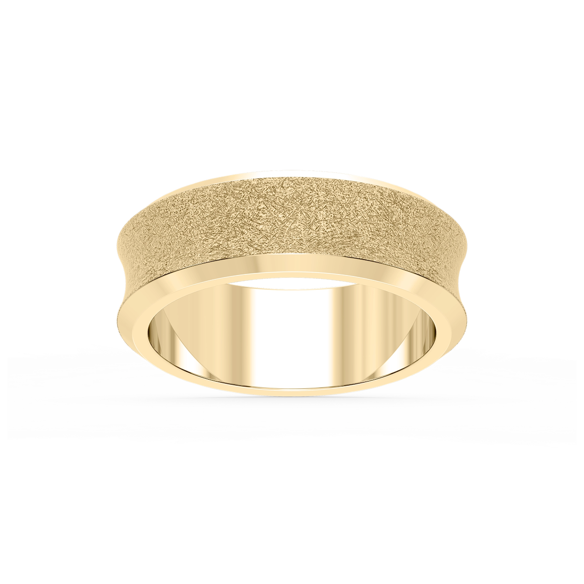 Dune 6.00mm Concave Bevel Plain Metal Band