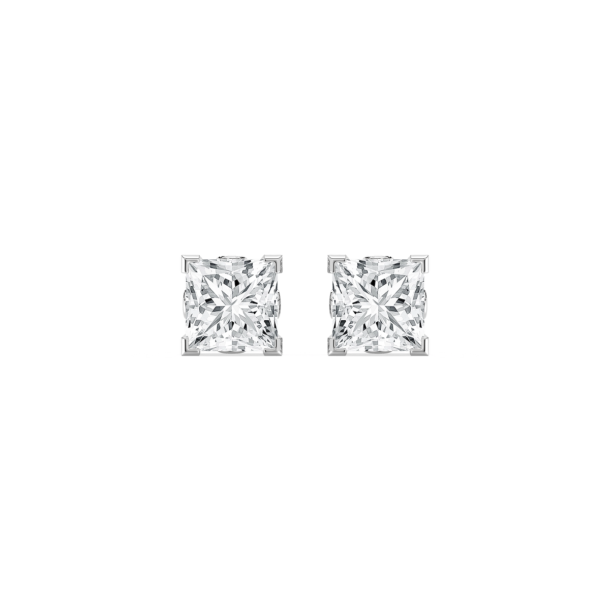 Princess Scroll Stud Earrings