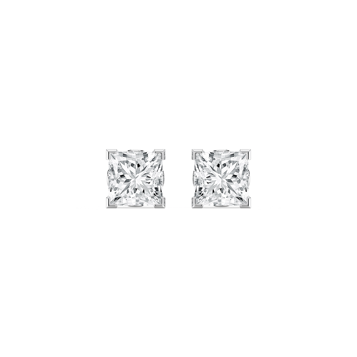 Princess Scroll Stud Earrings