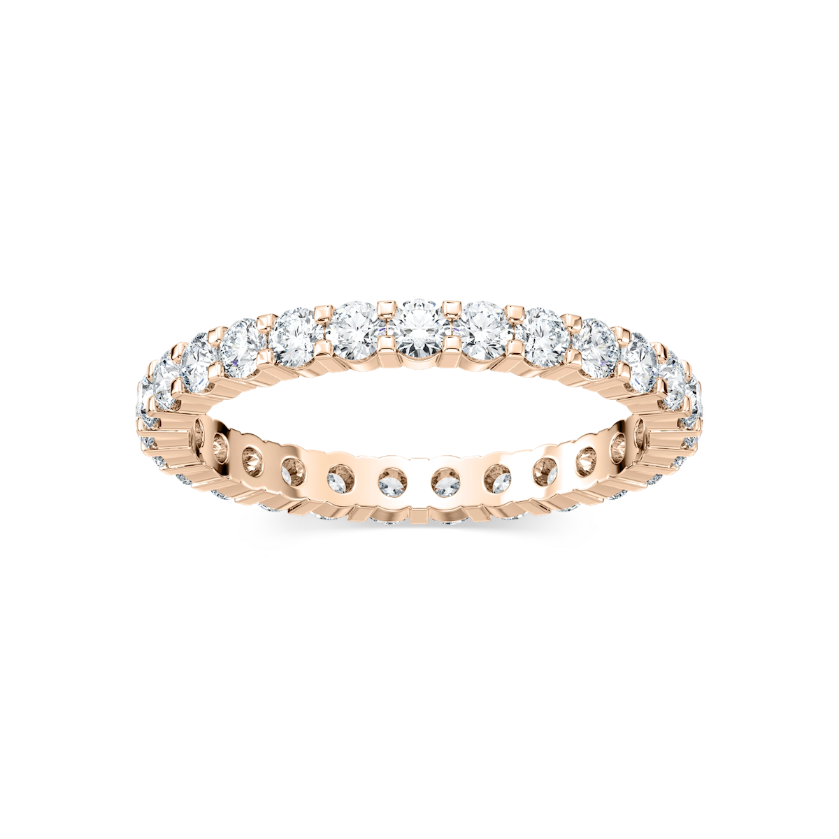 Kailaney Round Lab Grown Diamond Shared Prong Eternity Band