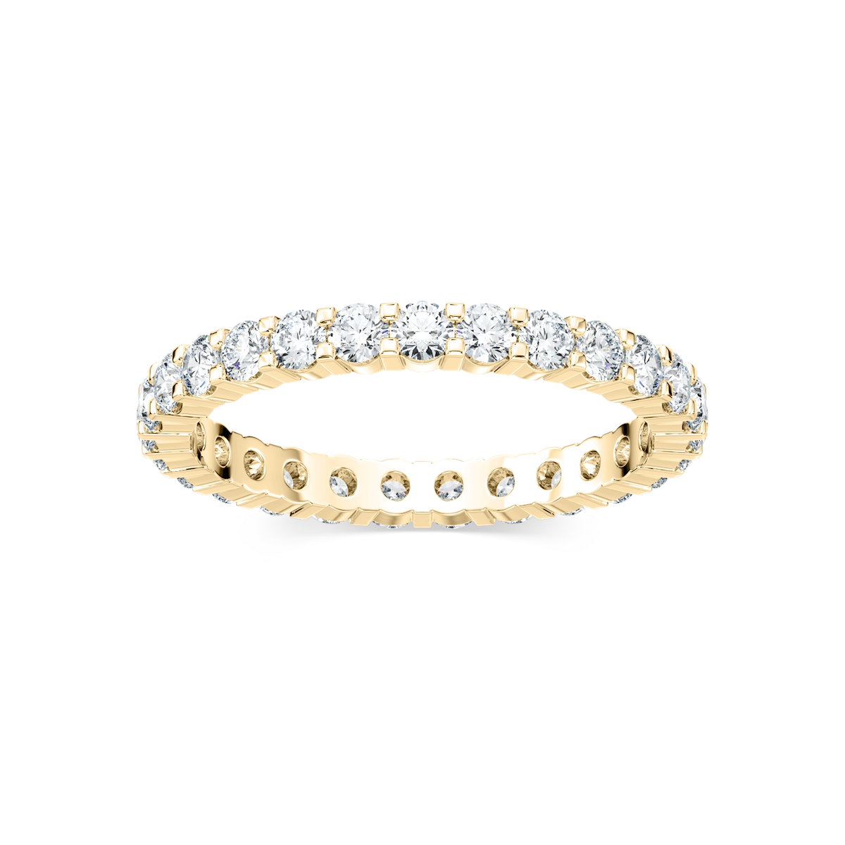 Kailaney Round Lab Grown Diamond Shared Prong Eternity Band