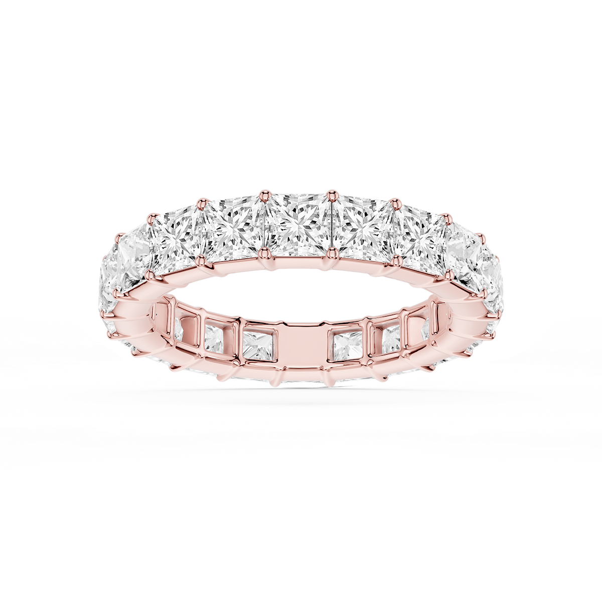 Harlow Princess Lab Grown Diamond Shared Prong Eternity Band