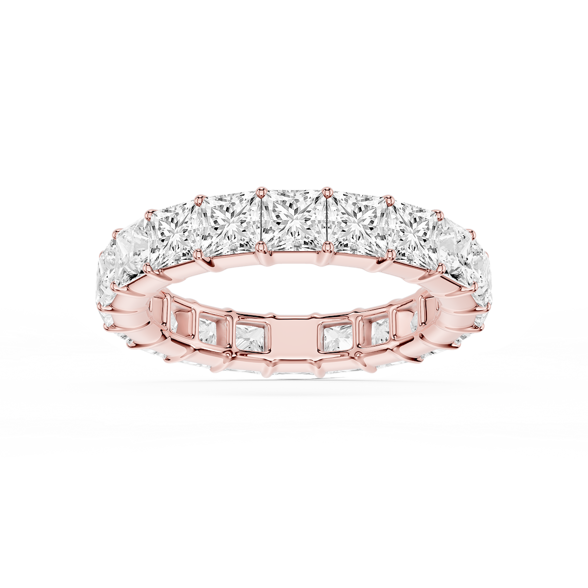 Harlow Princess Lab Grown Diamond Shared Prong Eternity Band