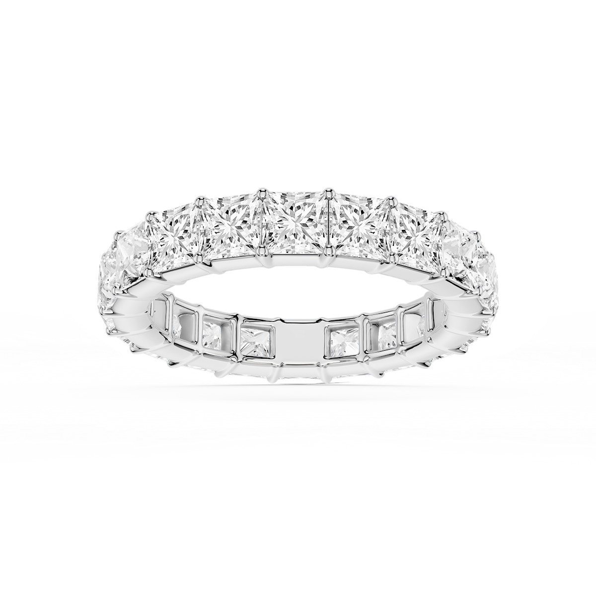 Harlow Princess Lab Grown Diamond Shared Prong Eternity Band