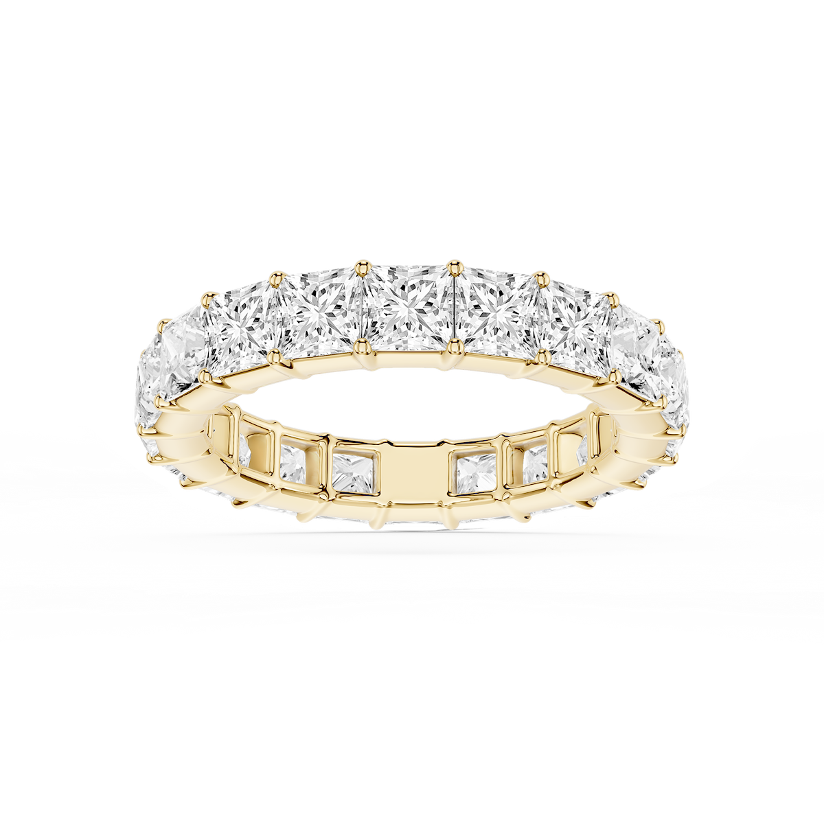 Harlow Princess Lab Grown Diamond Shared Prong Eternity Band