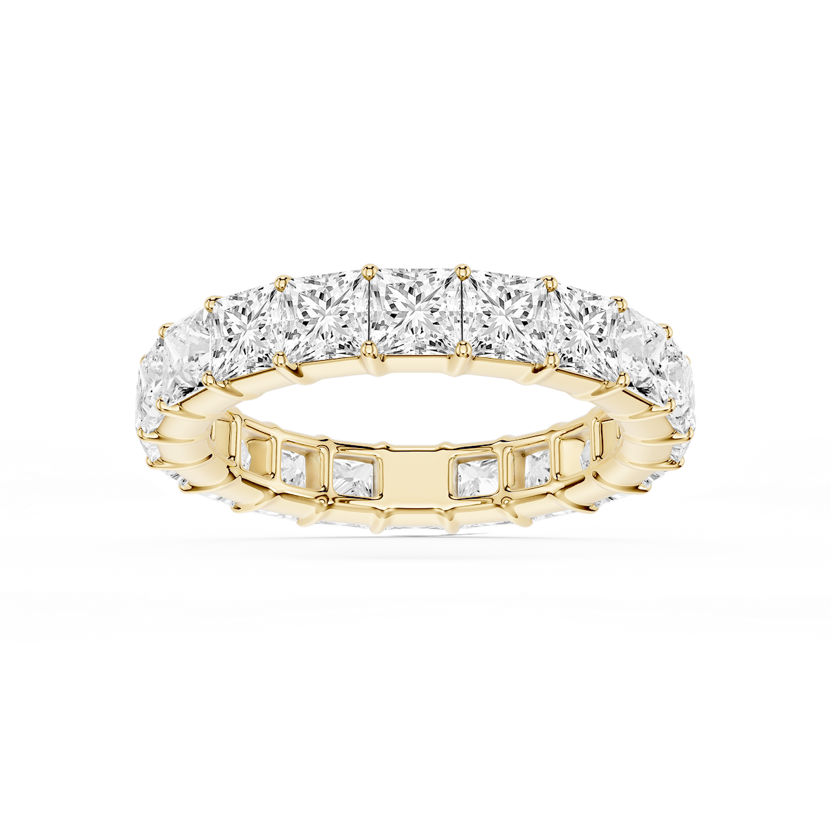 Harlow Princess Lab Grown Diamond Shared Prong Eternity Band