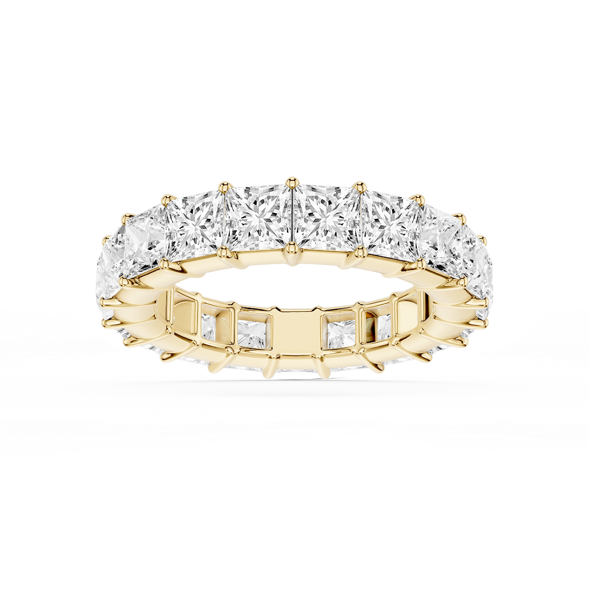 Harlow Princess Lab Grown Diamond Shared Prong Eternity Band