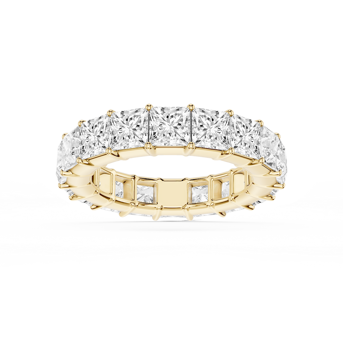 Harlow Princess Lab Grown Diamond Shared Prong Eternity Band