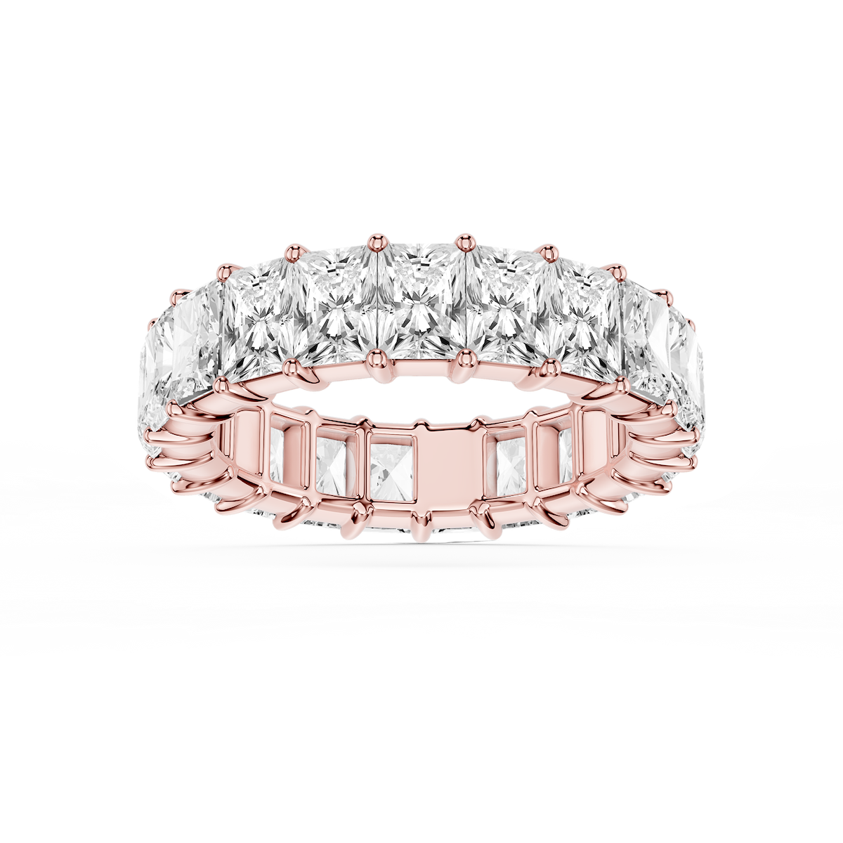 Harlow Radiant Lab Grown Diamond Shared Prong Eternity Band