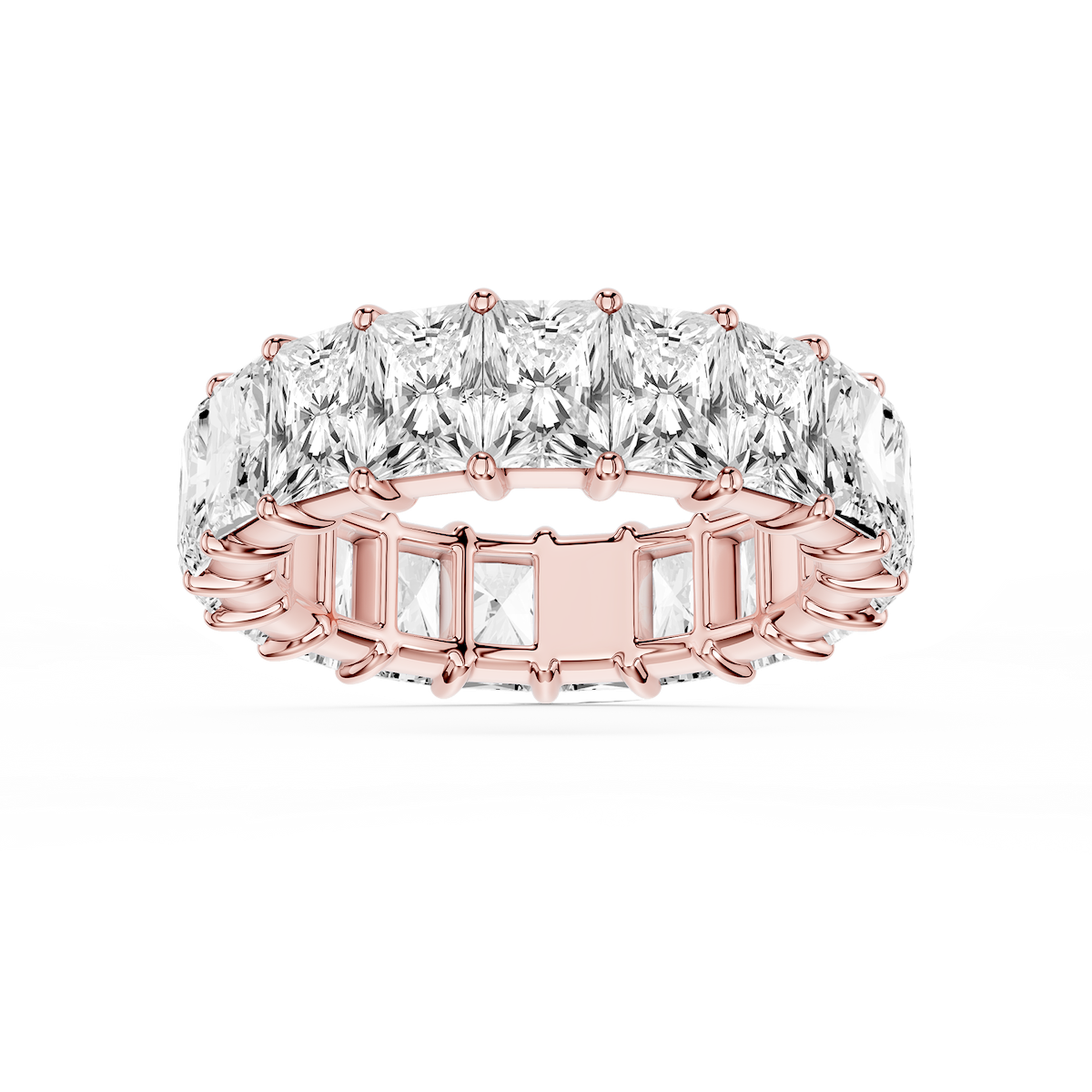 Harlow Radiant Lab Grown Diamond Shared Prong Eternity Band