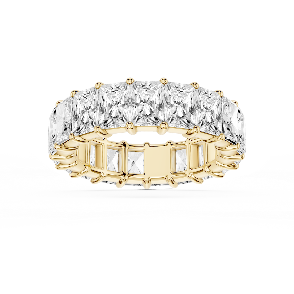 Harlow Radiant Lab Grown Diamond Shared Prong Eternity Band