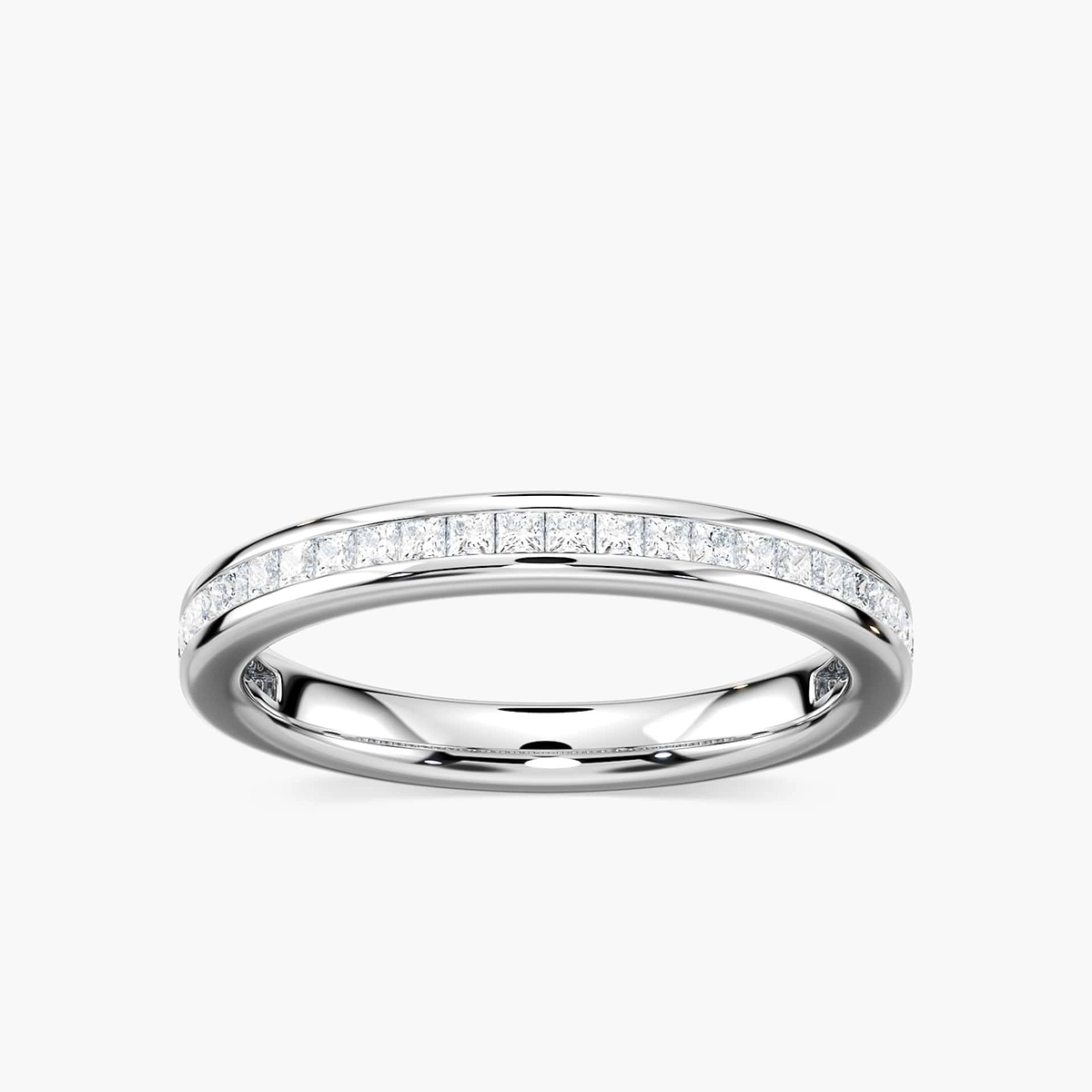 Hazel 1/2 ctw Princess Lab Grown Diamond Channel Set Wedding Band