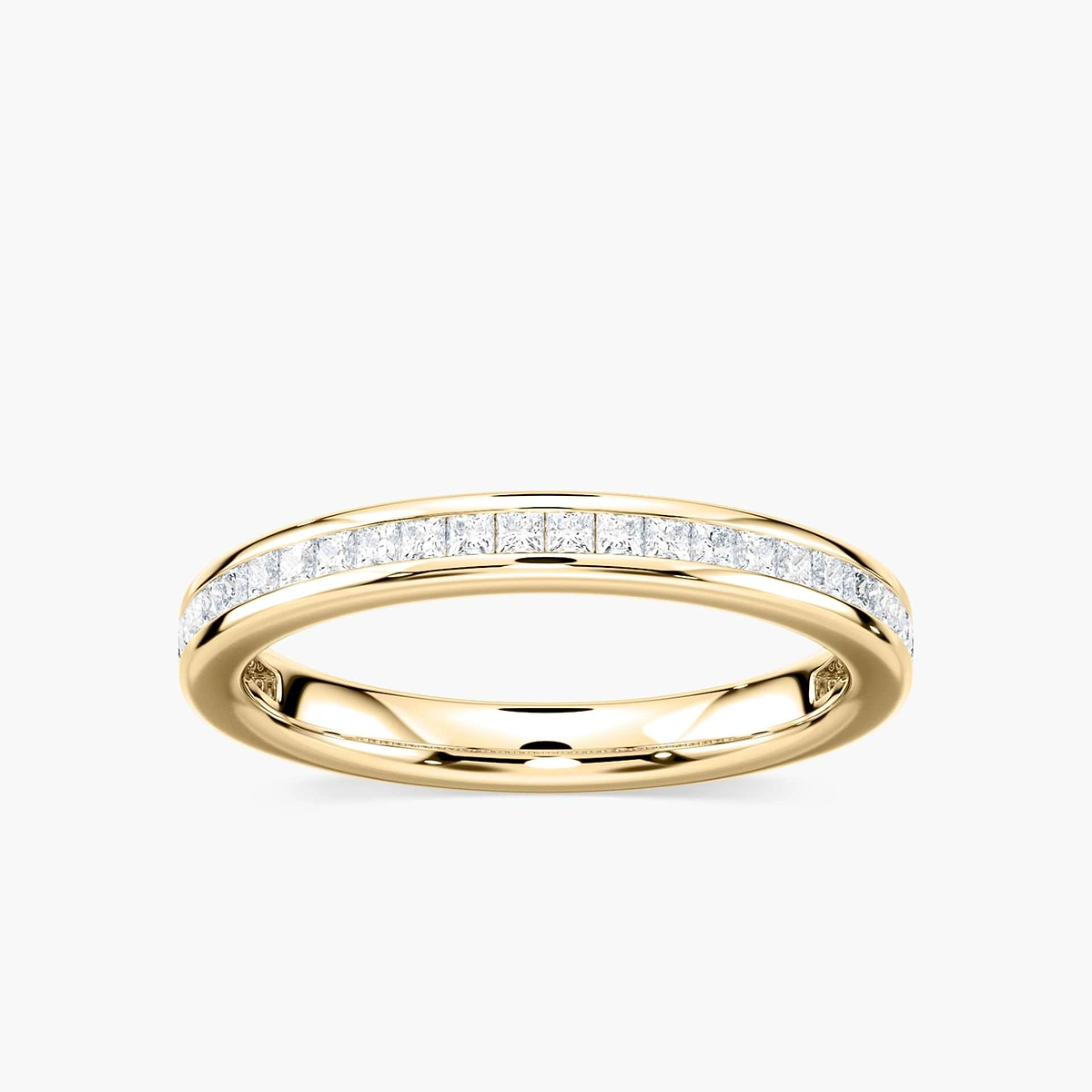 Hazel 1/2 ctw Princess Lab Grown Diamond Channel Set Wedding Band