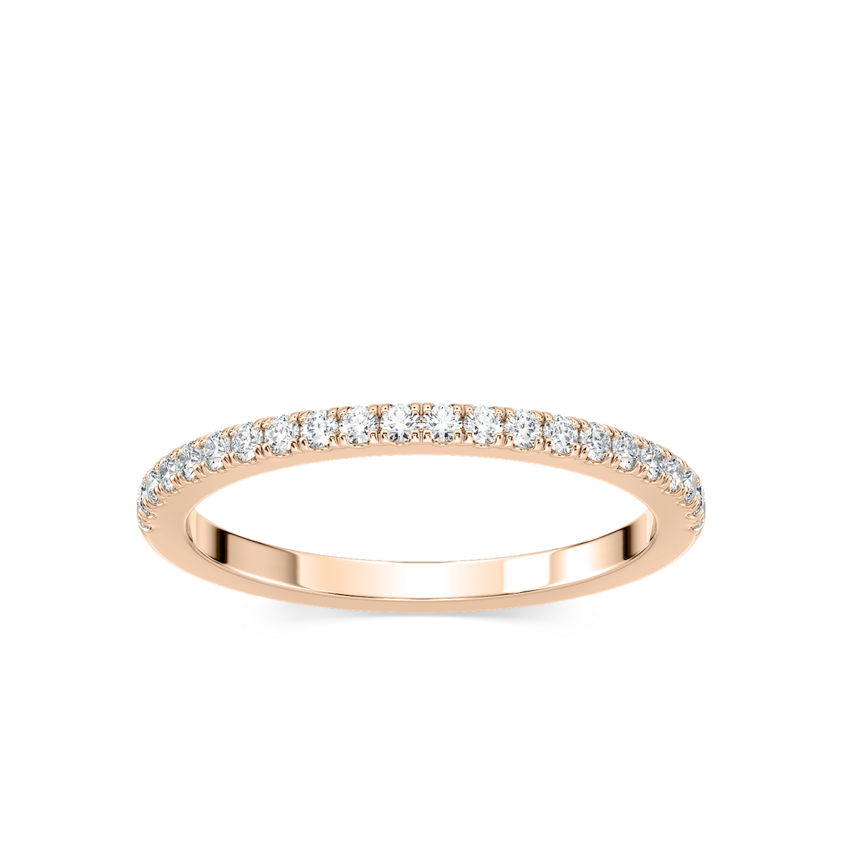 Zoey 1/4 ctw Round Lab Grown Diamond Pave Wedding Band