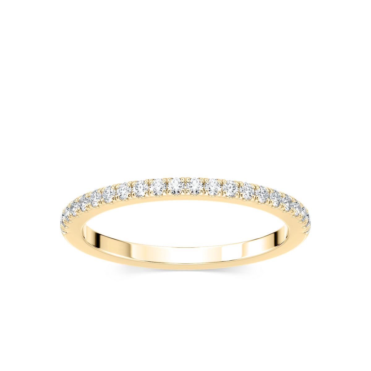 Zoey 1/4 ctw Round Lab Grown Diamond Pave Wedding Band