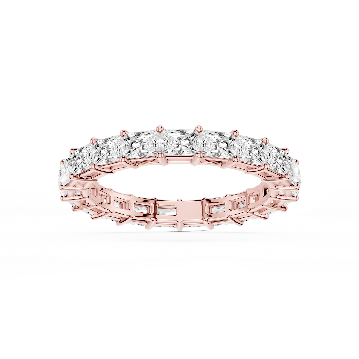 Juliet Radiant Lab Grown Diamond East West Shared Prong Eternity Band