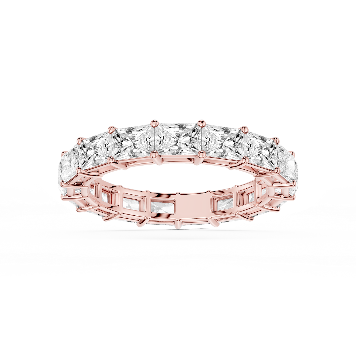 Juliet Radiant Lab Grown Diamond East West Shared Prong Eternity Band