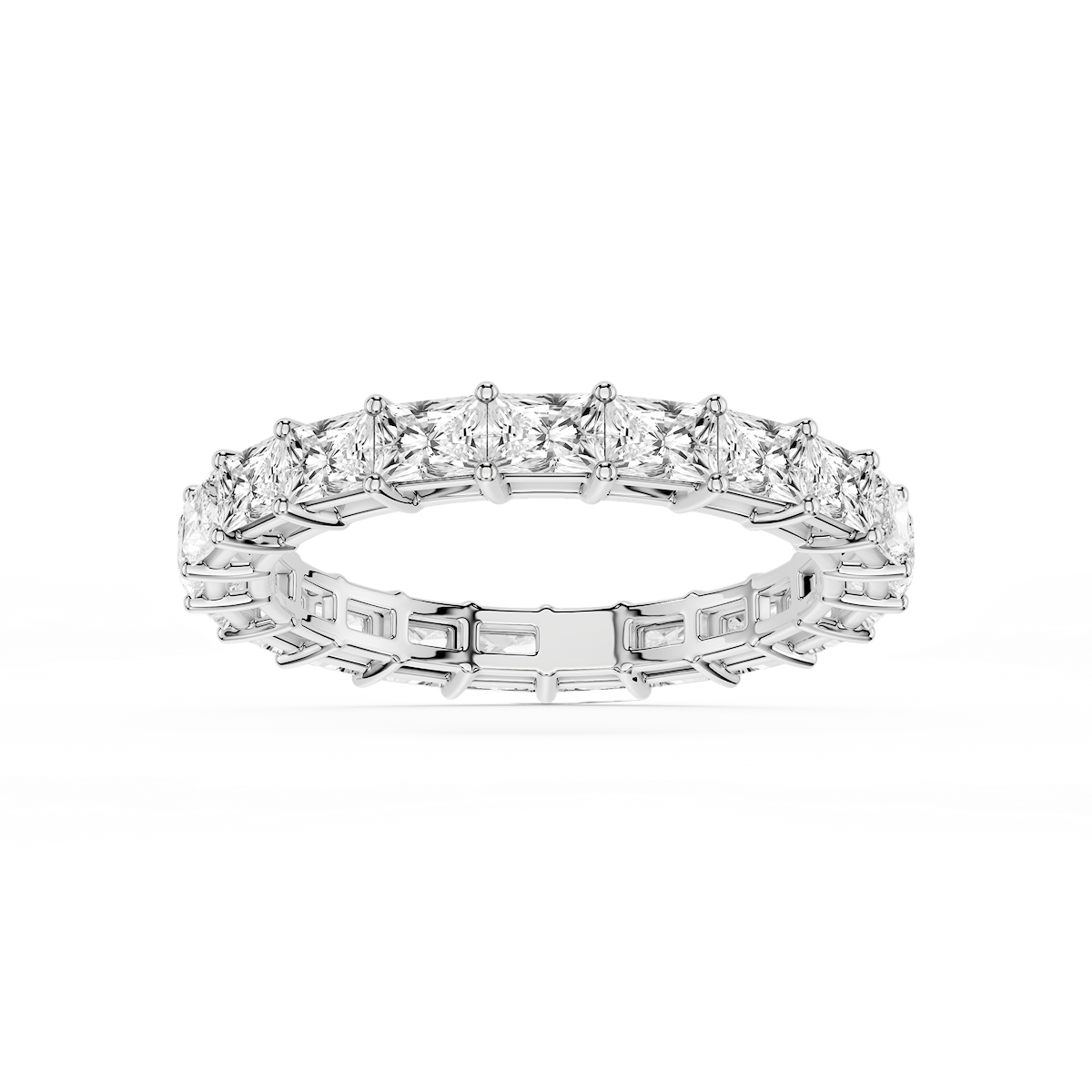 Juliet Radiant Lab Grown Diamond East West Shared Prong Eternity Band