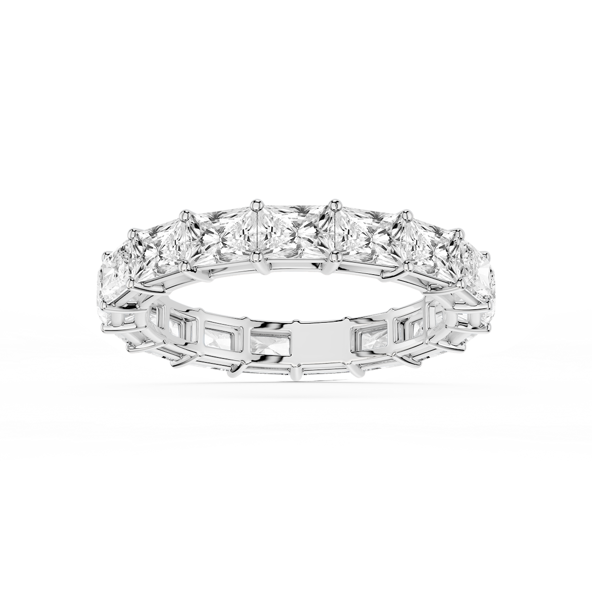 Juliet Radiant Lab Grown Diamond East West Shared Prong Eternity Band