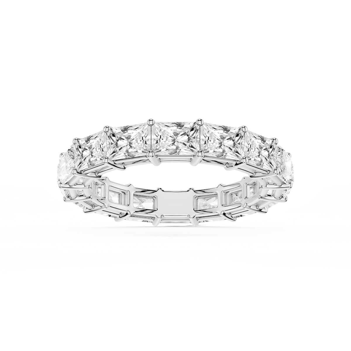 Juliet Radiant Lab Grown Diamond East West Shared Prong Eternity Band
