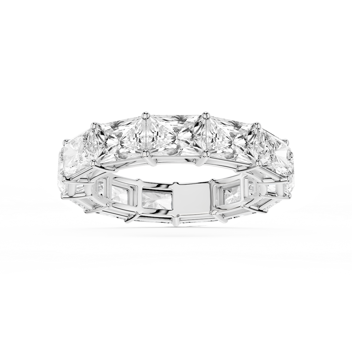 Juliet Radiant Lab Grown Diamond East West Shared Prong Eternity Band