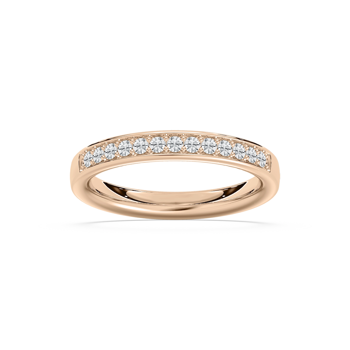 Kenna 1/3 ctw Round Lab Grown Diamond Channel Set Wedding Band