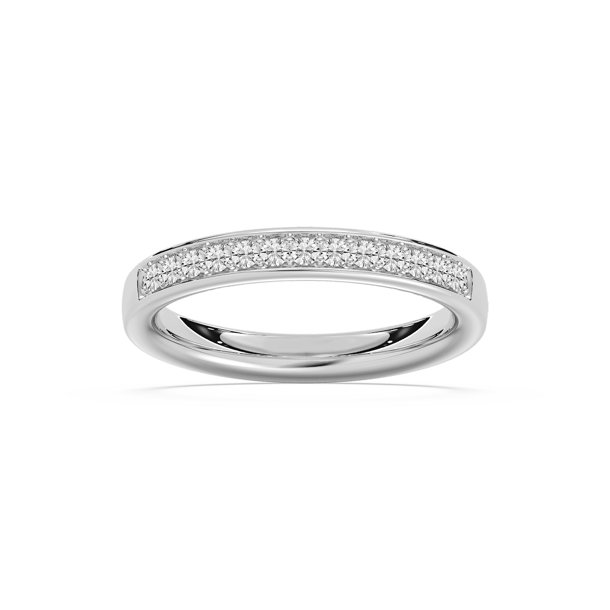 Kenna 1/3 ctw Round Lab Grown Diamond Channel Set Wedding Band