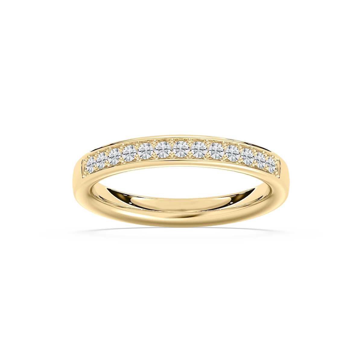 Kenna 1/3 ctw Round Lab Grown Diamond Channel Set Wedding Band