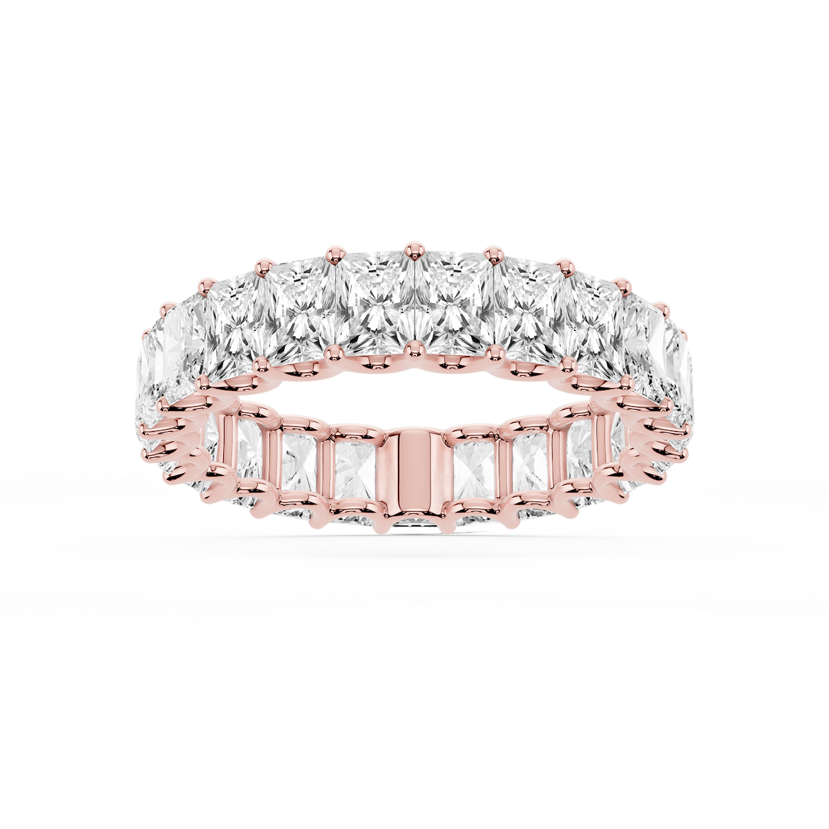 Kylie Radiant Lab Grown Diamond U-Prong Eternity Band