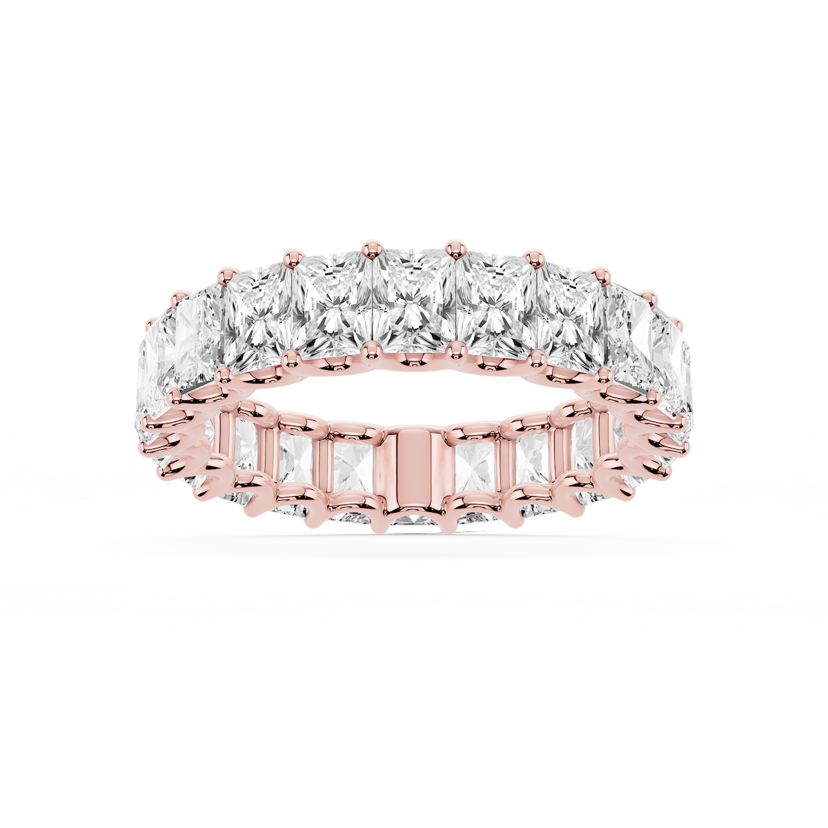 Kylie Radiant Lab Grown Diamond U-Prong Eternity Band
