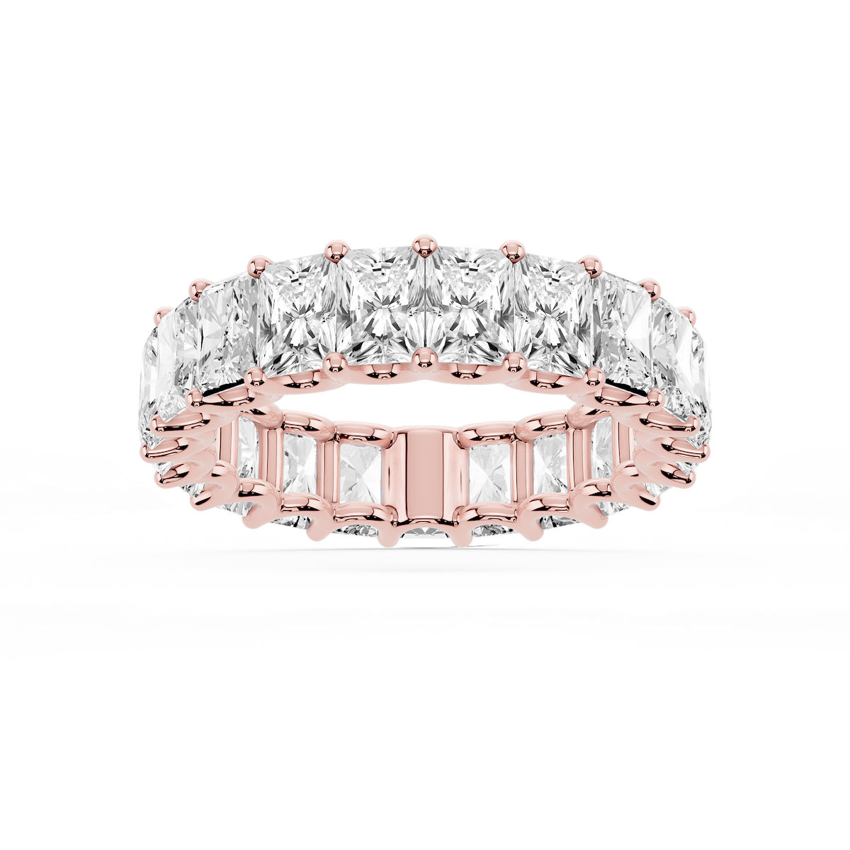 Kylie Radiant Lab Grown Diamond U-Prong Eternity Band