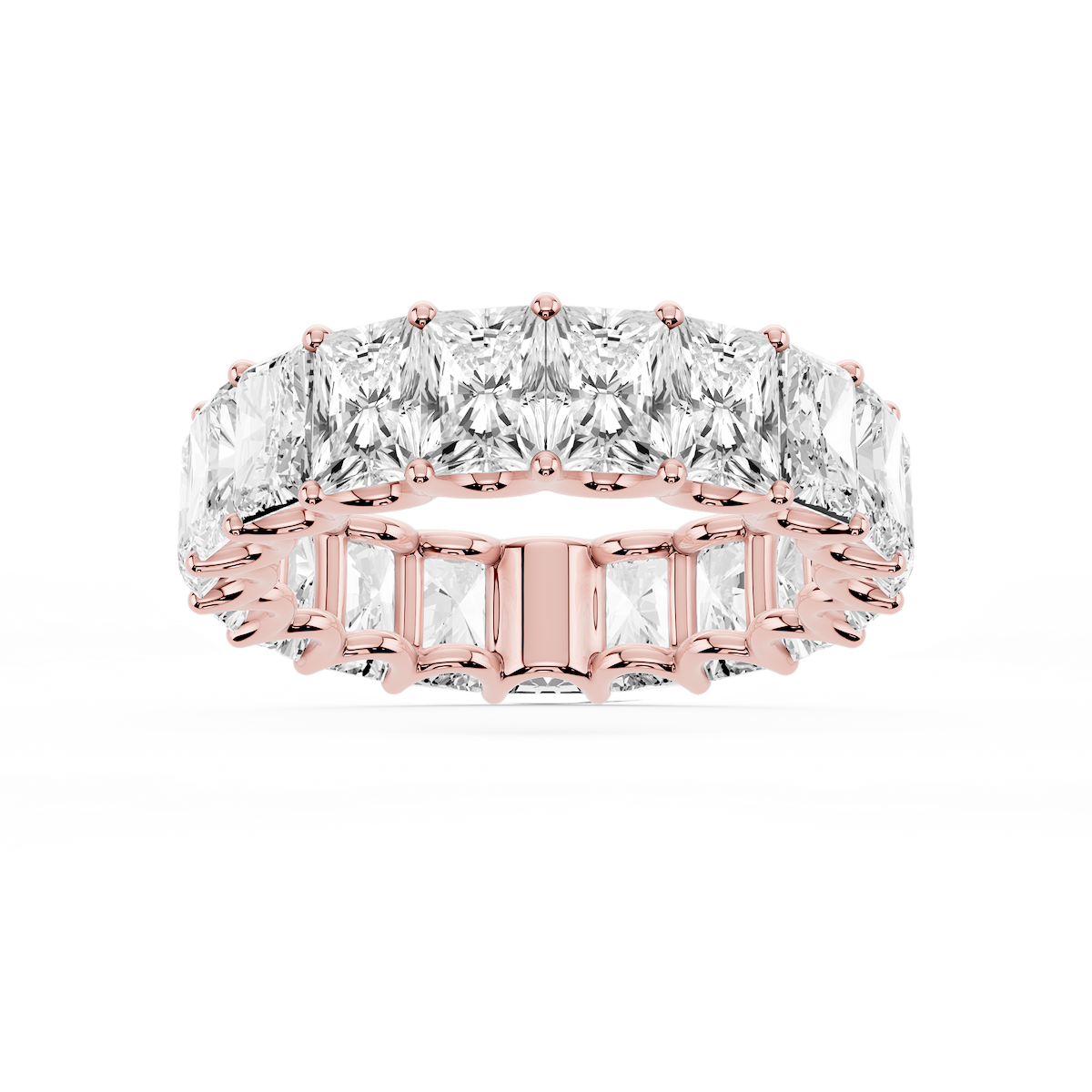 Kylie Radiant Lab Grown Diamond U-Prong Eternity Band