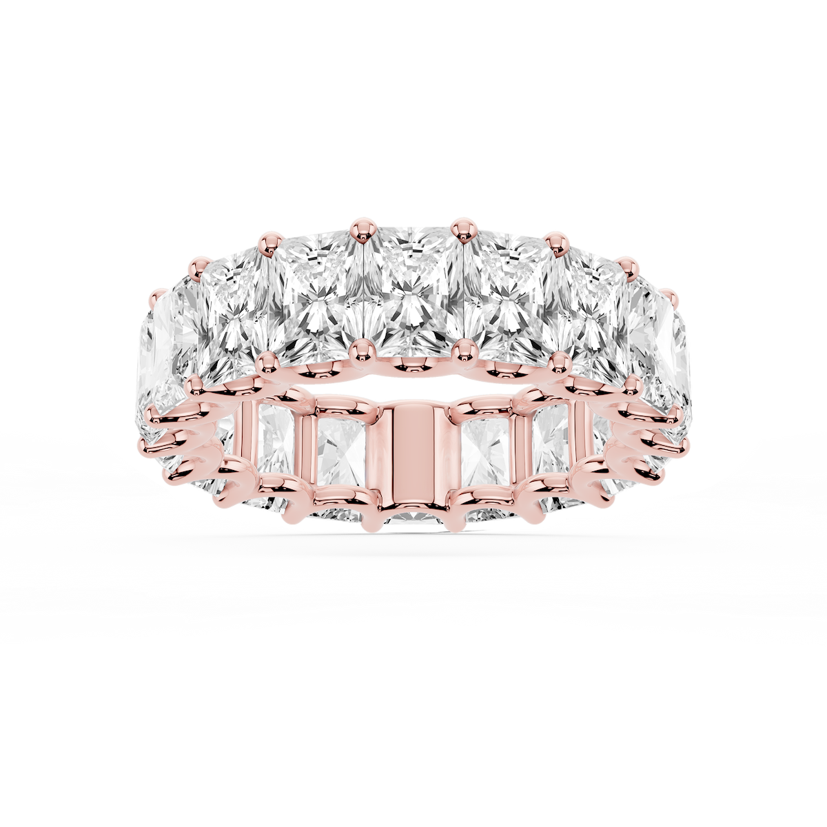 Kylie Radiant Lab Grown Diamond U-Prong Eternity Band