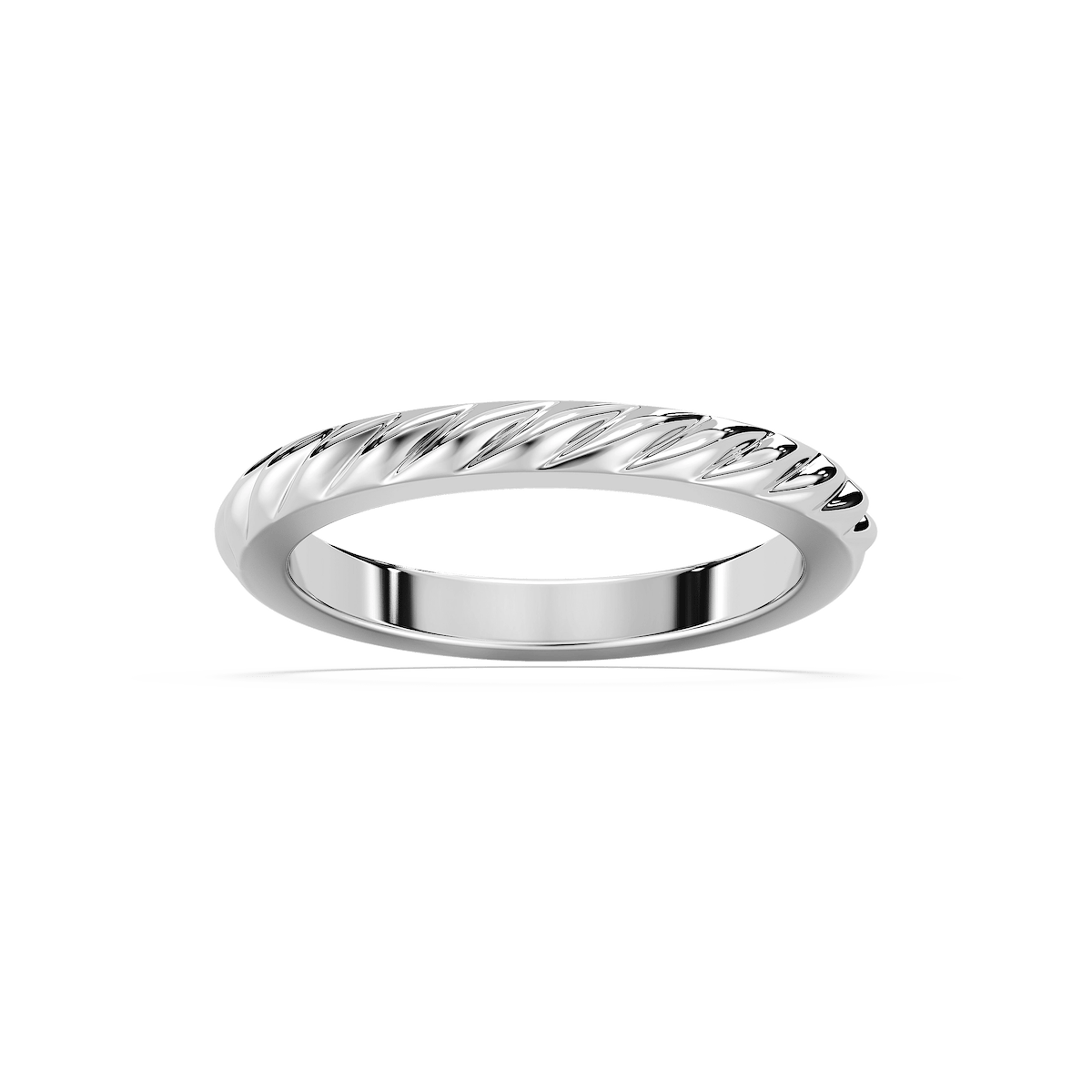 Lille 2.50mm Twist Plain Metal Band